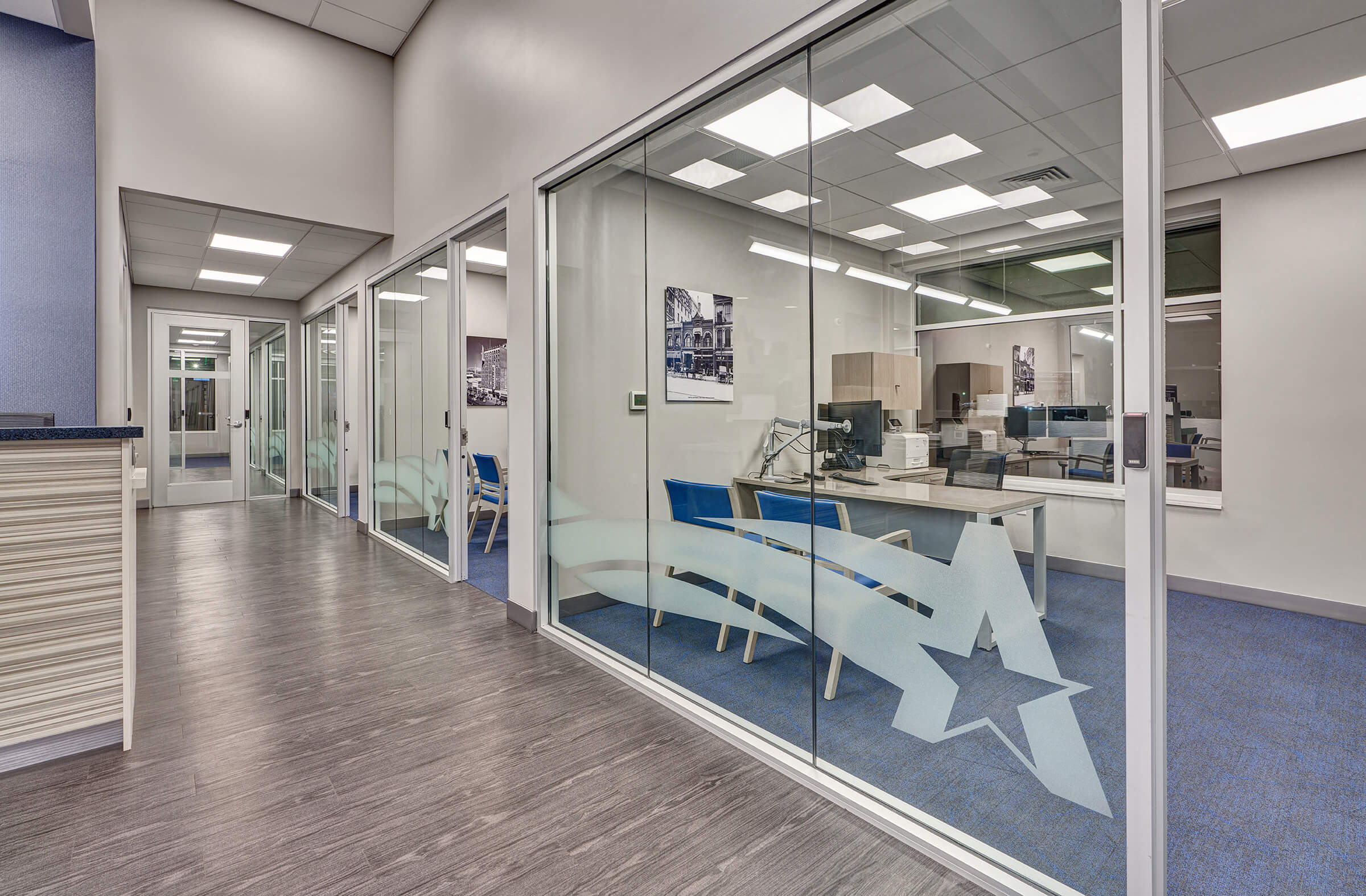 American United Federal Credit Union renovation - office
